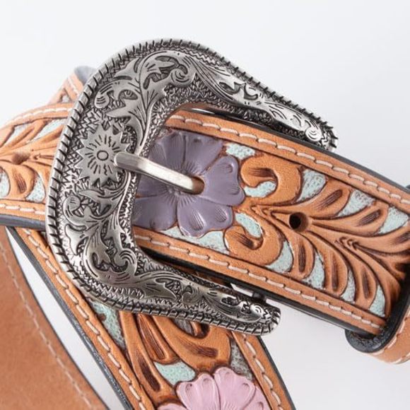 Women\'s Western Sunflower And Daisy Belt, Multicolored, X-large💞